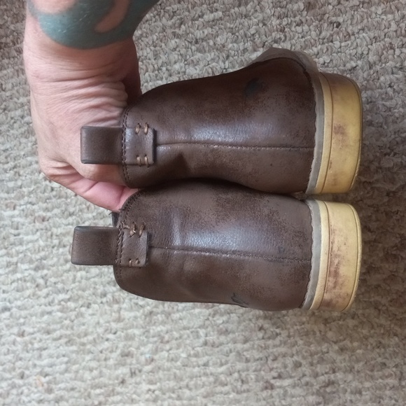 Rocket Dog Brown Vegan Leather Slip On Ankle Booties - Picture 9 of 11